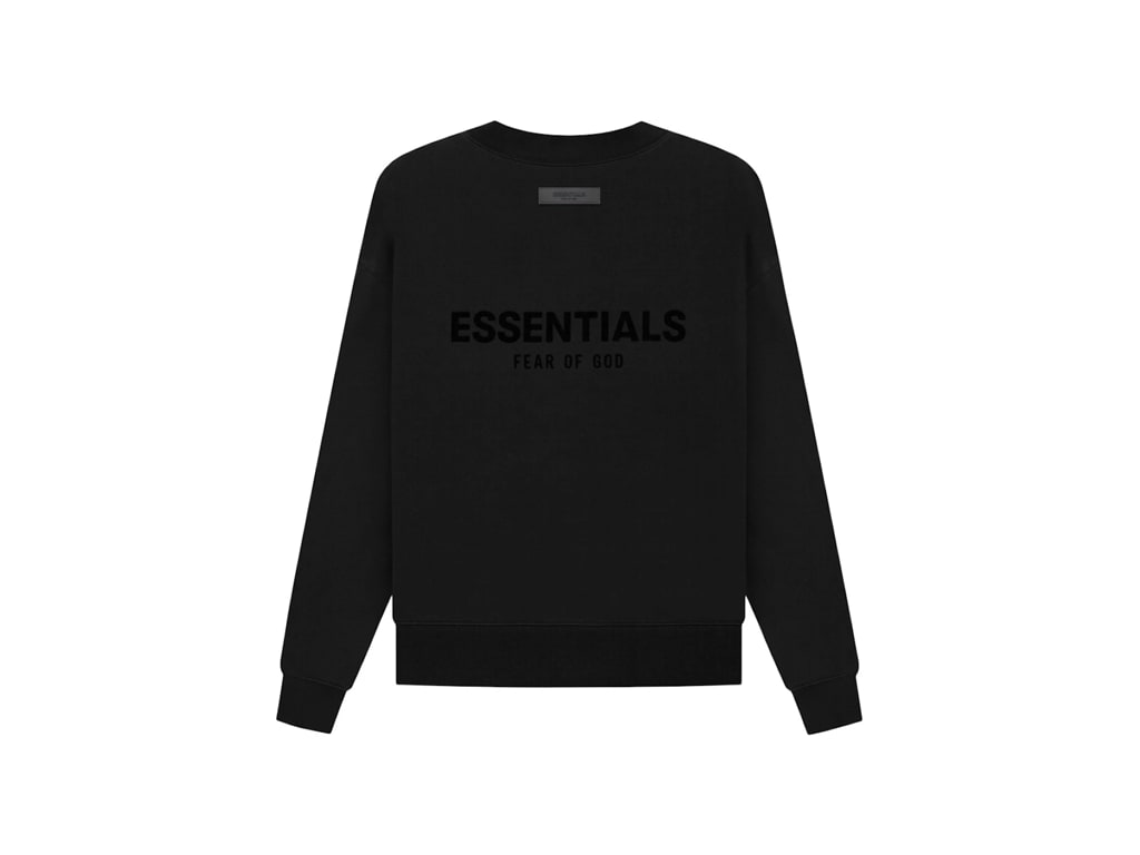 Fear of God Essentials Crewneck S22 Black Limo