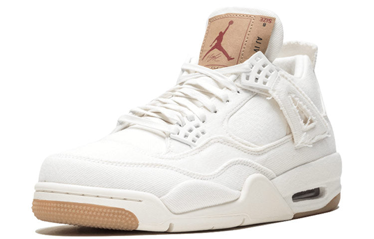 Levi's x Air Jordan 4 Retro 'White Denim'