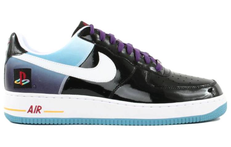 Nike Air Force 1 Low Playstation 'Black White Purple' -C1-FT