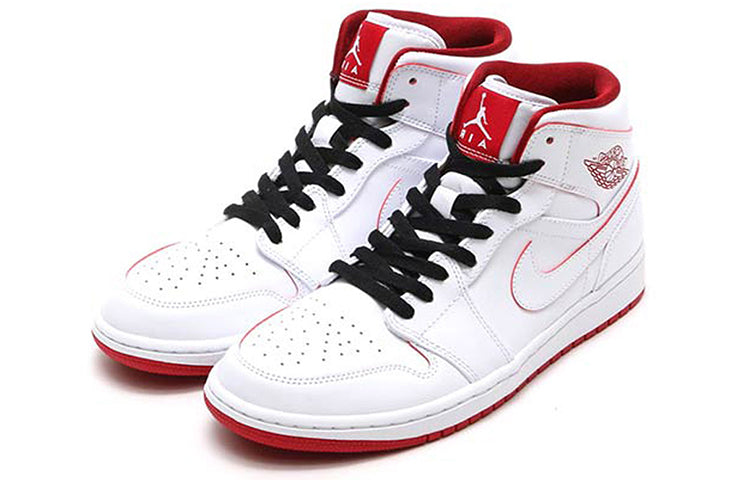 Air Jordan 1 Retro Mid 'White Gym Red'