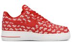 Nike Air Force 1 Low 07 QS 'All Over Logo Red'