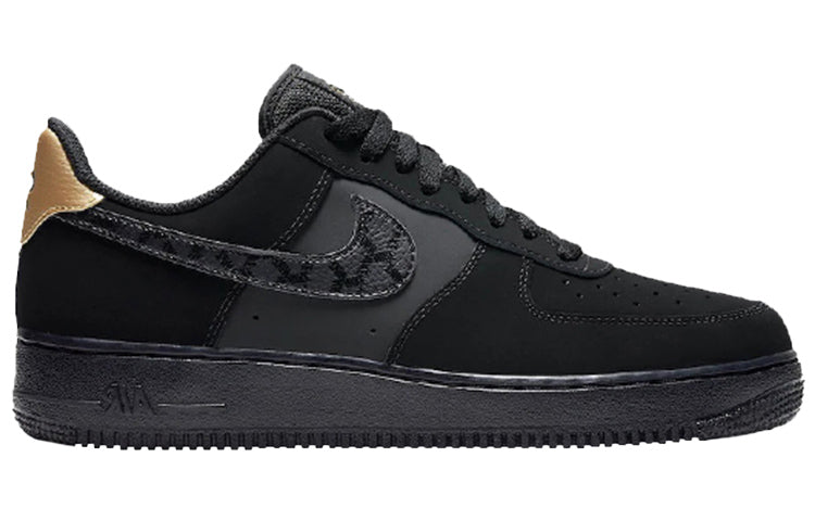 Nike Air Force 1 Low 'Matte Black Gold'