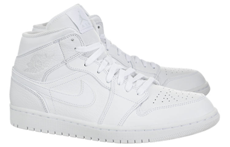 Air Jordan 1 Mid 'Triple White 2018'