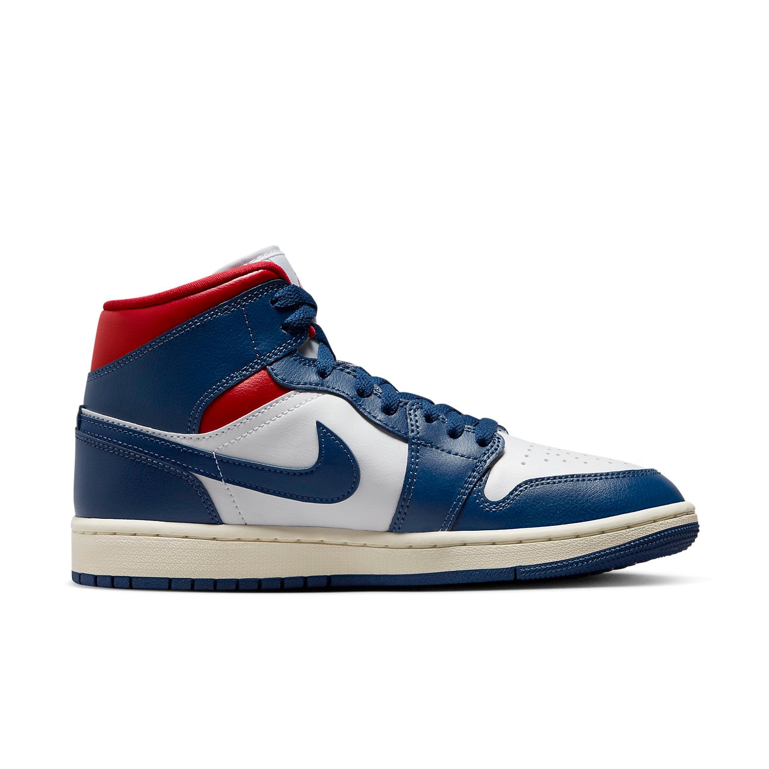 Air Jordan 1 Mid 'French Blue Gym Red'