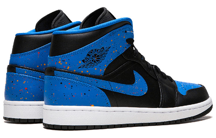 Air Jordan 1 Mid 'Royal Splatter'