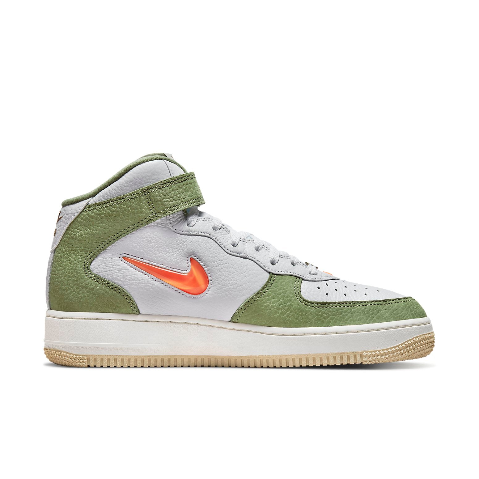 Nike Air Force 1 Mid QS 'Olive Green Total Orange'