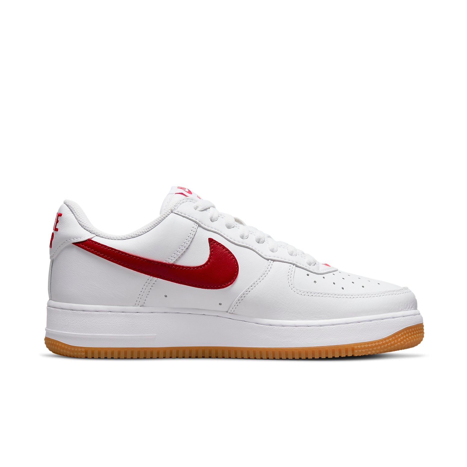 Nike Air Force 1 Low 'Color of the Month - White University Red'