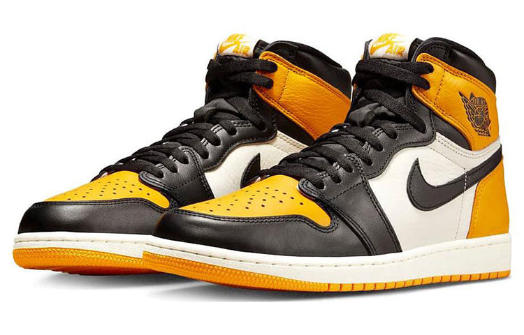 Air Jordan 1 Retro High OG 'Yellow Toe white'