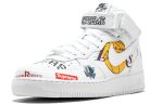 Nike Supreme x NBA x Air Force 1 Mid 07 'White'