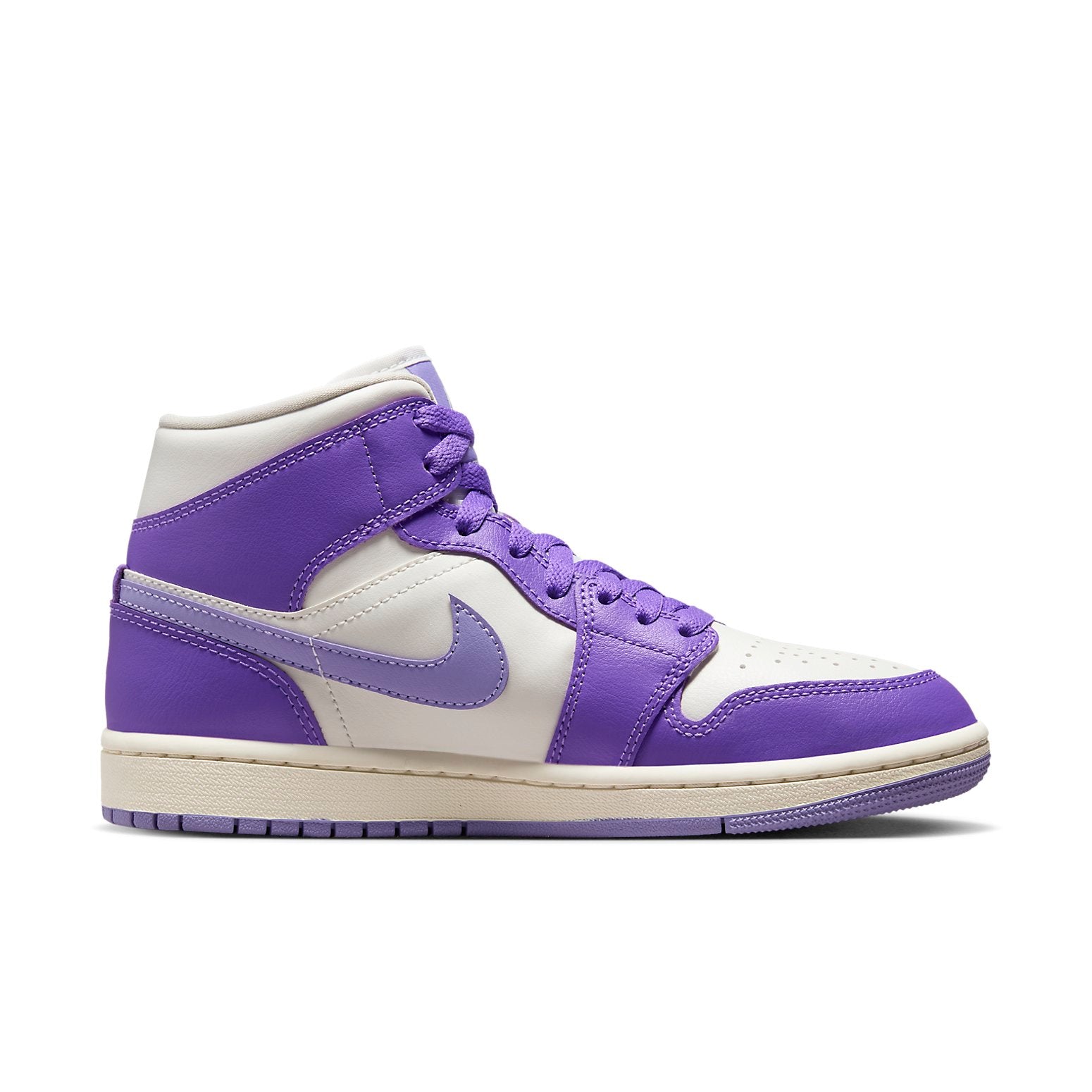 Air Jordan 1 Mid 'Purple White'