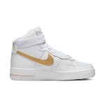 Nike Air Force 1 High 'White Metallic Gold'