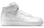 Nike Air Force 1 Mid 07 Leather 'Triple White'