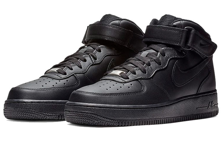 Nike Air Force 1 Mid '07 'Triple Black 2016'