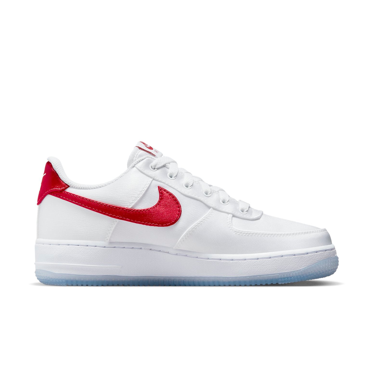 Nike Air Force 1 Low '07 'Satin White Varsity Red'