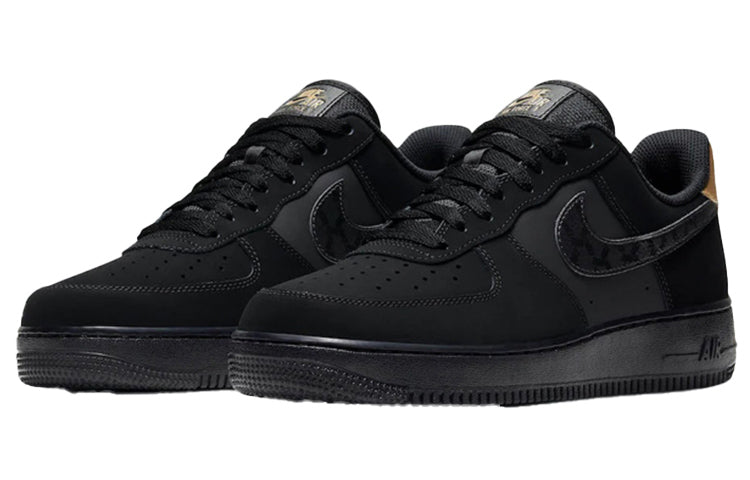 Nike Air Force 1 Low 'Matte Black Gold'