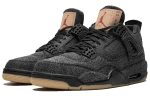 Levi's x Air Jordan 4 Retro 'Black Denim'