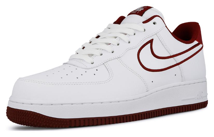 Nike Air Force 1 Low '07 Leather 'Team Red'