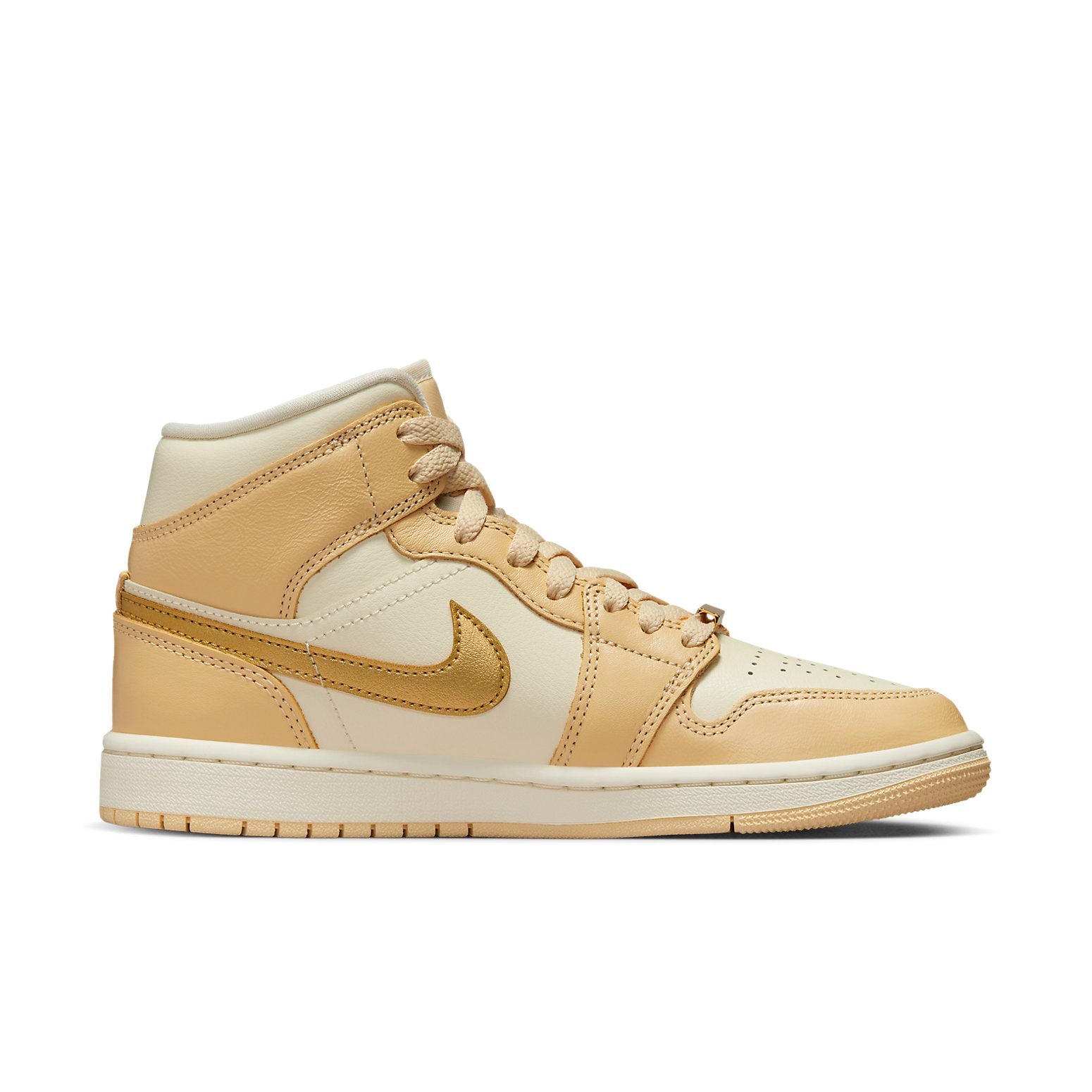 Air Jordan 1 Mid 'Pale Vanilla Gold'