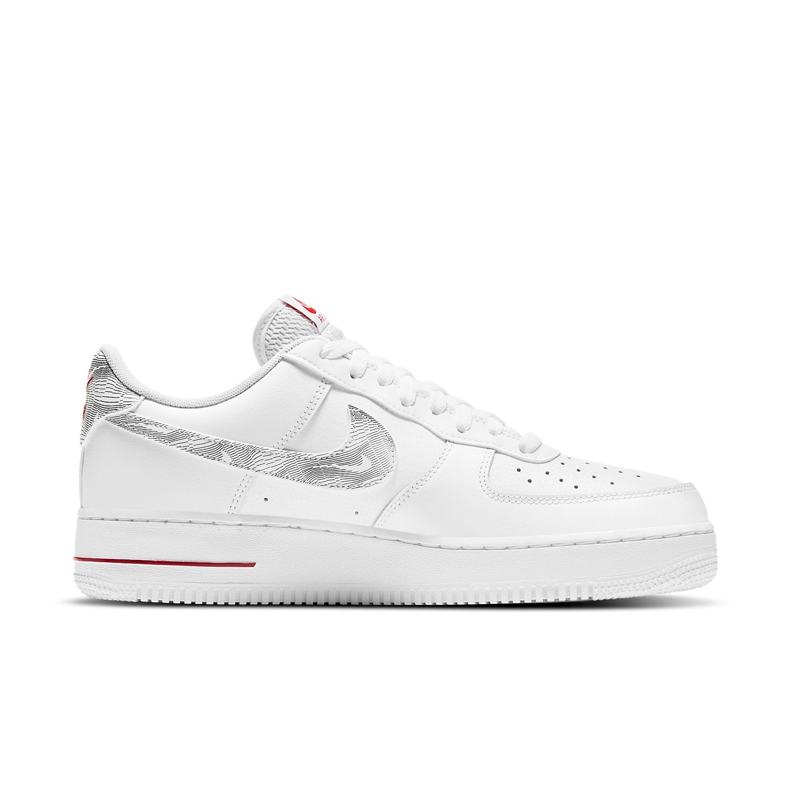 Nike Air Force 1 Low 'Topography Pack - White University Red'