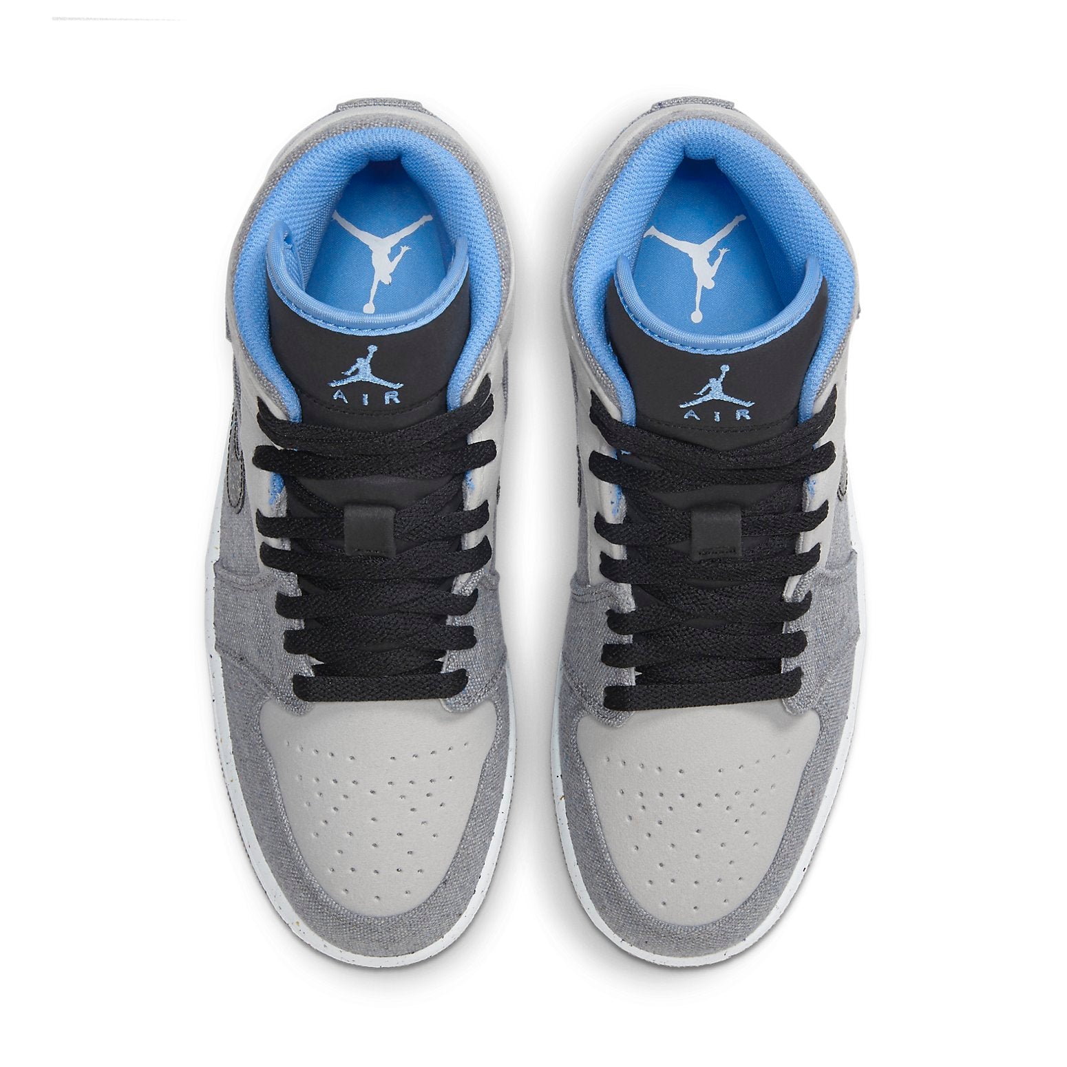 Air Jordan 1 Mid 'Crater Grey University Blue'