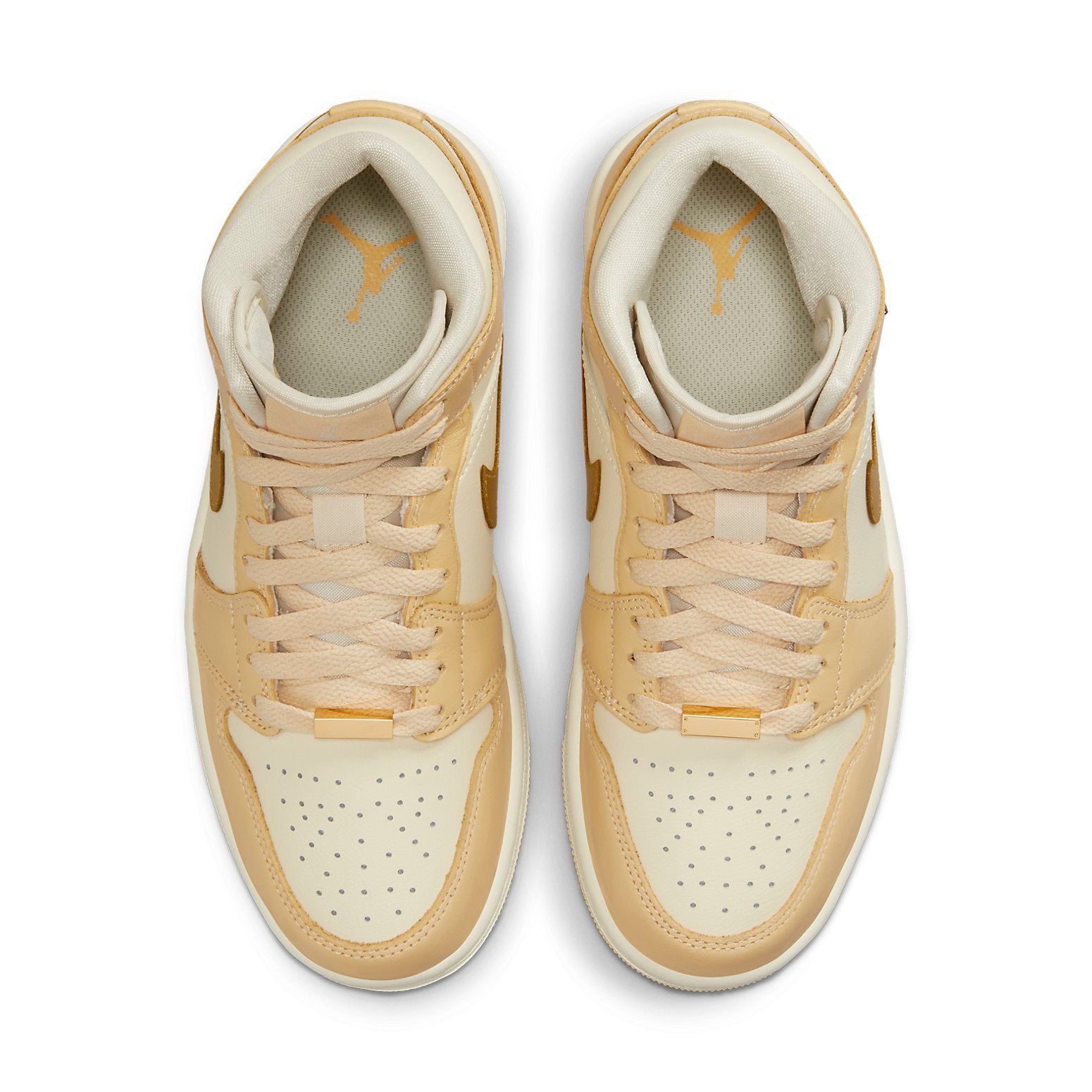 Air Jordan 1 Mid 'Pale Vanilla Gold'