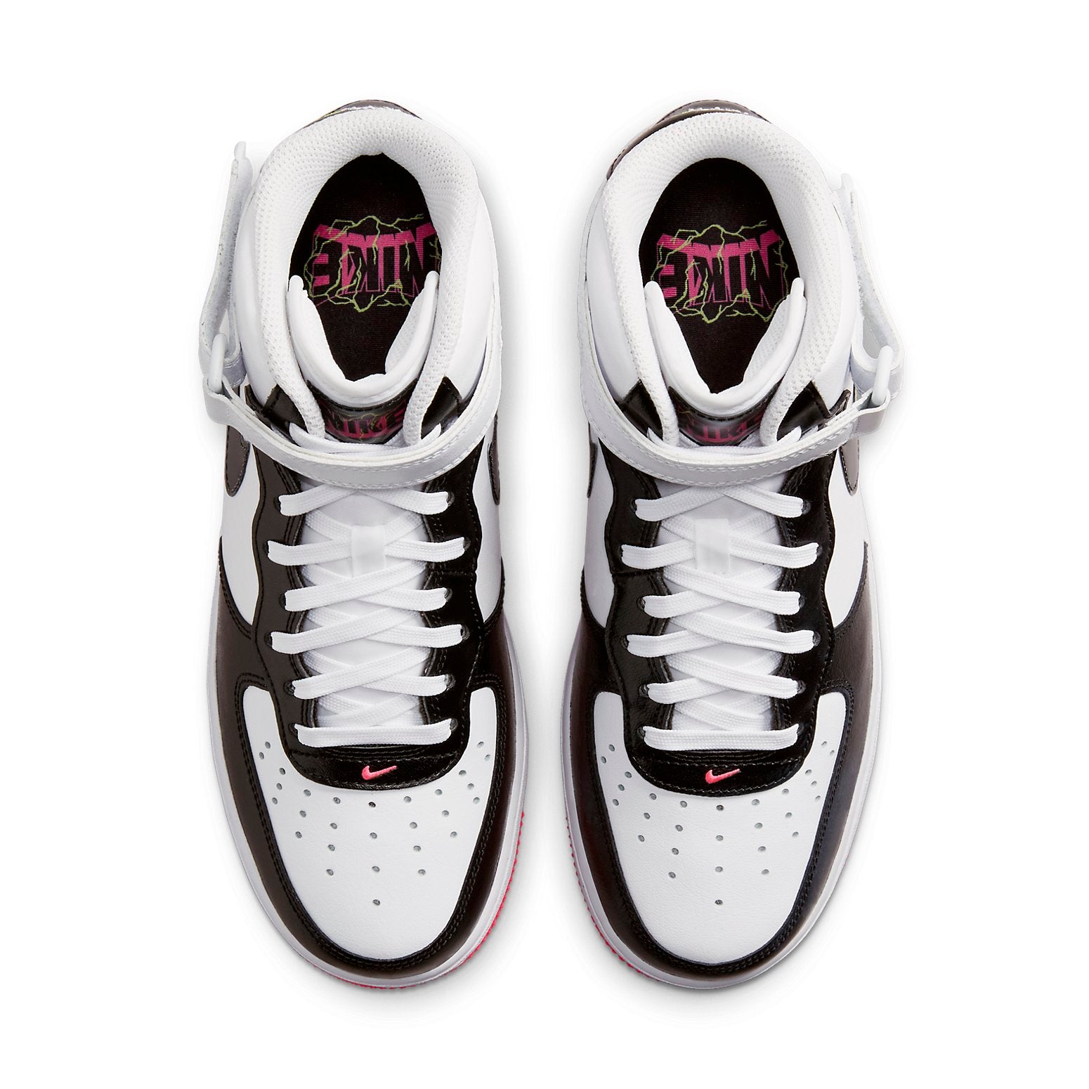 Nike Air Force 1 Mid Electric 'White Black Pink'