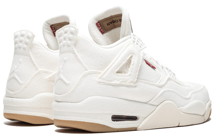 Levi's x Air Jordan 4 Retro 'White Denim'