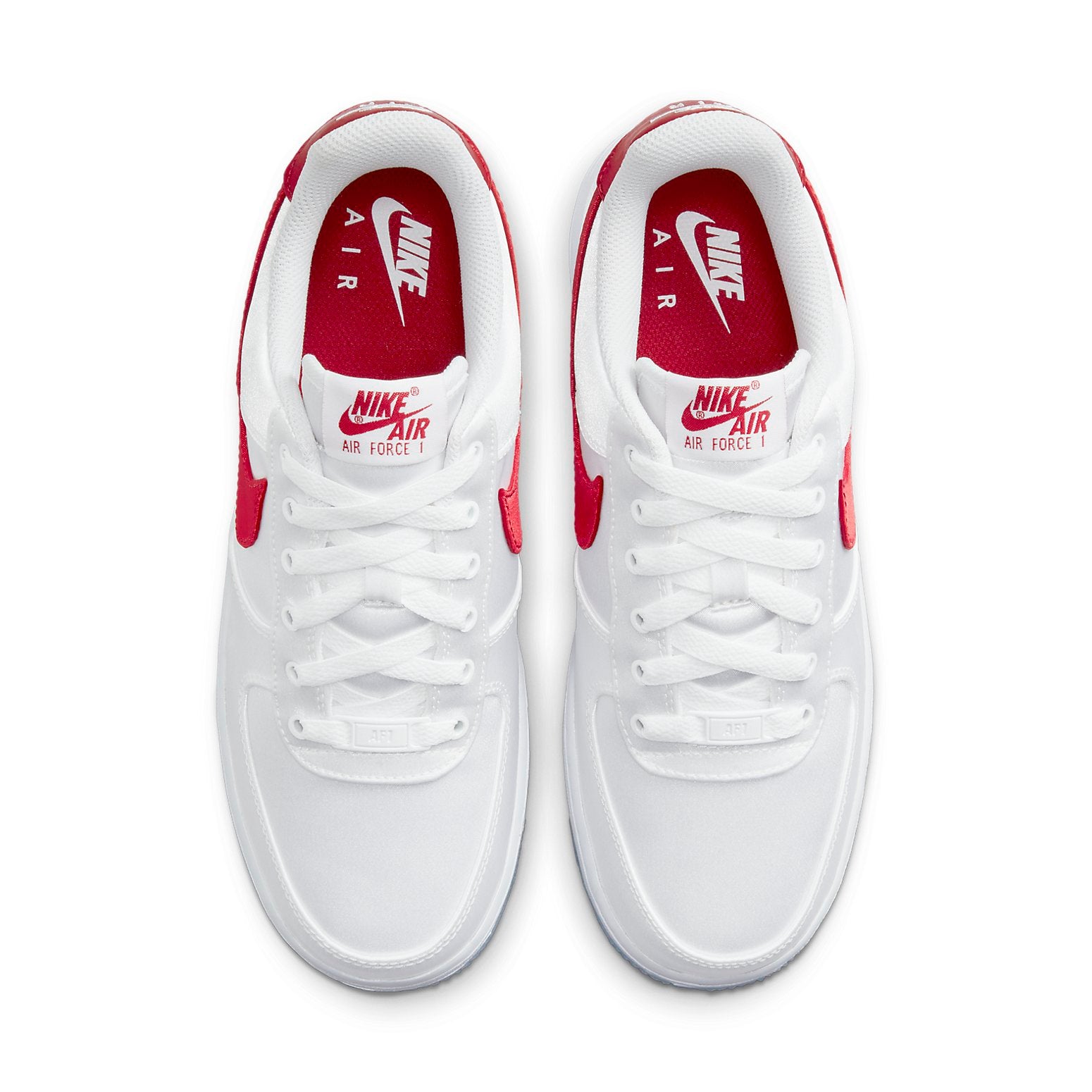 Nike Air Force 1 Low '07 'Satin White Varsity Red'