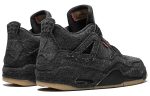 Levi's x Air Jordan 4 Retro 'Black Denim'