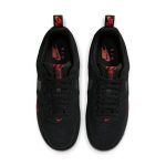 Nike Air Force 1 Low '07 LV8 'Multi-Swoosh Black Crimson'