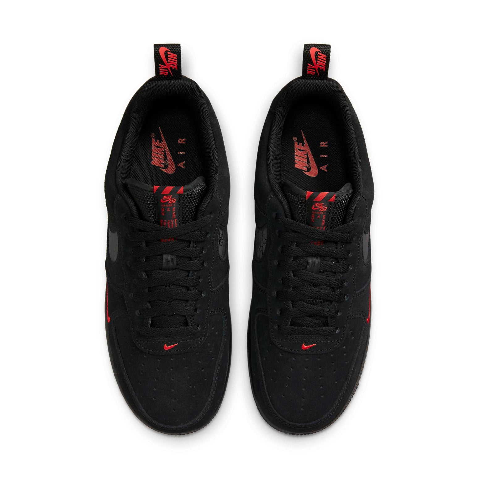 Nike Air Force 1 Low '07 LV8 'Multi-Swoosh Black Crimson'