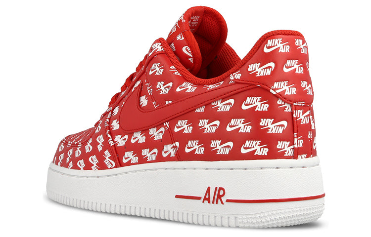 Nike Air Force 1 Low 07 QS 'All Over Logo Red'