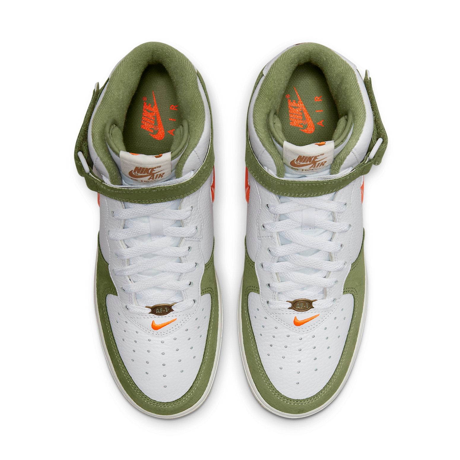 Nike Air Force 1 Mid QS 'Olive Green Total Orange'