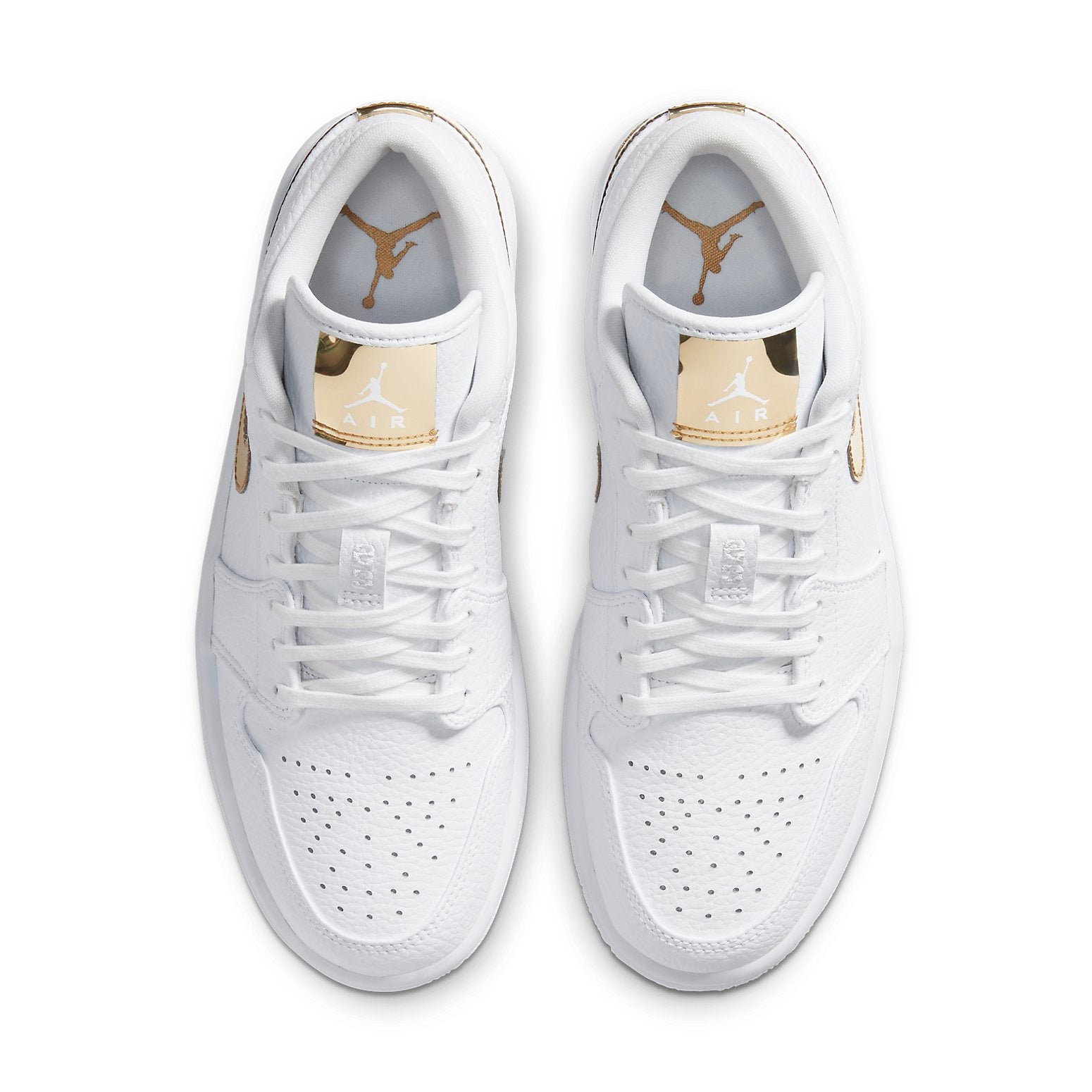 Air Jordan 1 Retro Low 'White Metallic Gold'