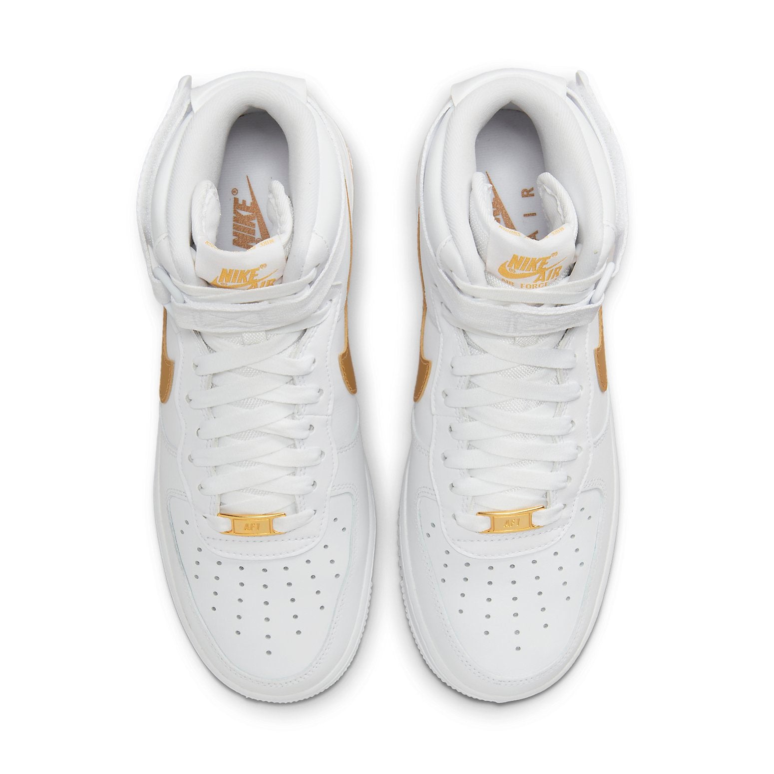 Nike Air Force 1 High 'White Metallic Gold'