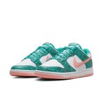 Nike Dunk Low 'Washed Teal Snakeskin'