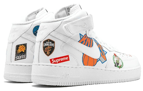 Nike Supreme x NBA x Air Force 1 Mid 07 'White'