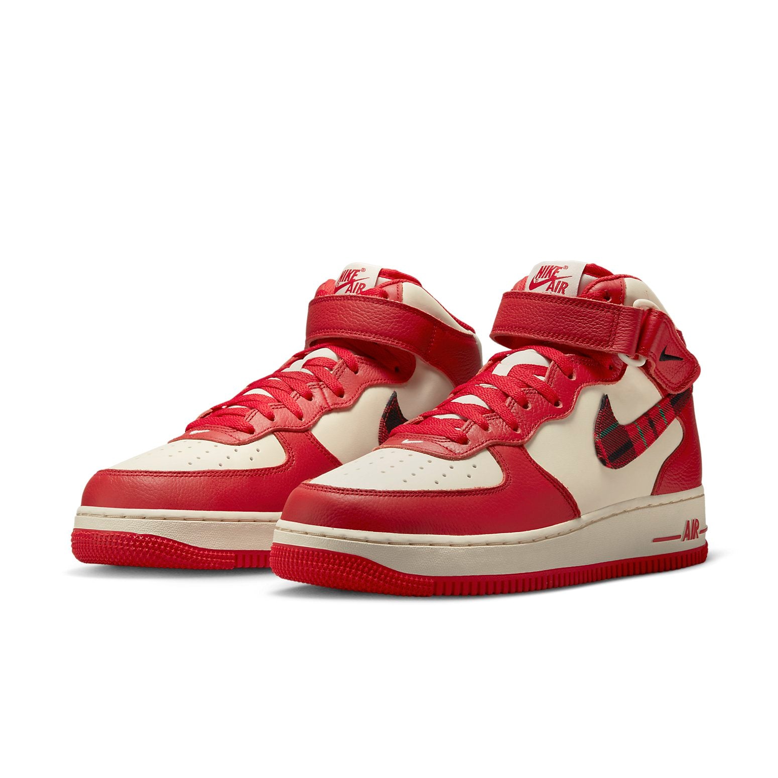 Nike Air Force 1 Mid '07 LX 'Red Plaid'