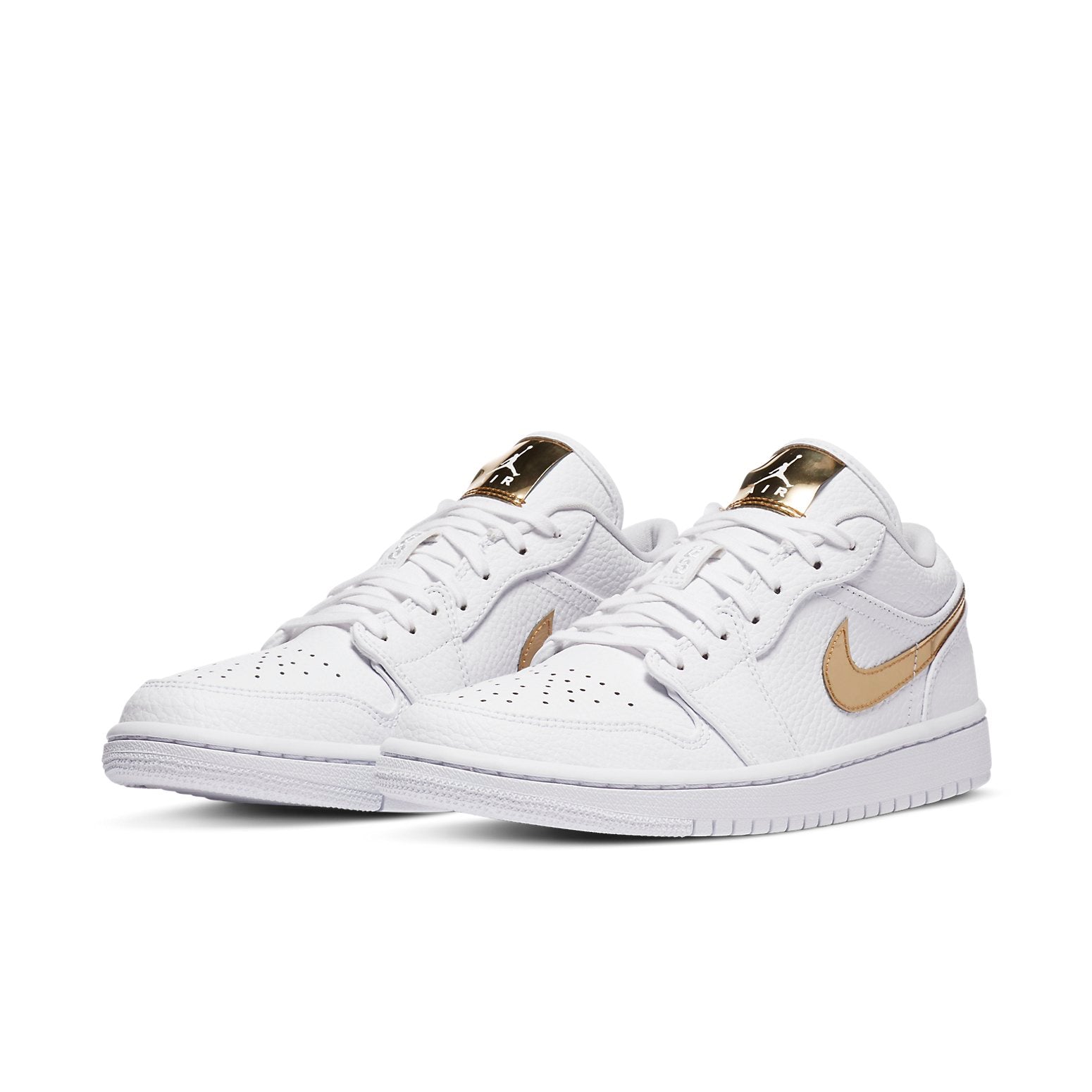 Air Jordan 1 Retro Low 'White Metallic Gold'