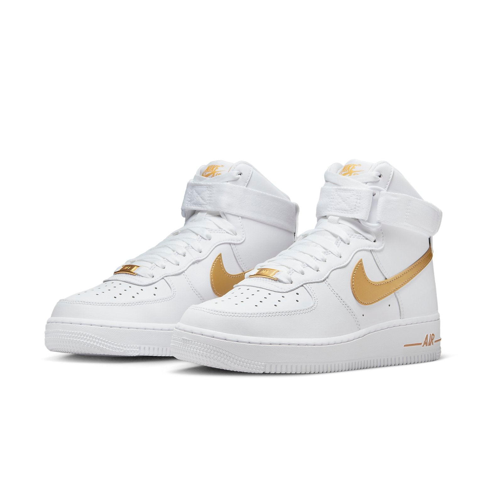 Nike Air Force 1 High 'White Metallic Gold'