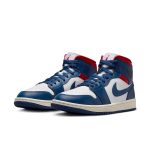 Air Jordan 1 Mid 'French Blue Gym Red'