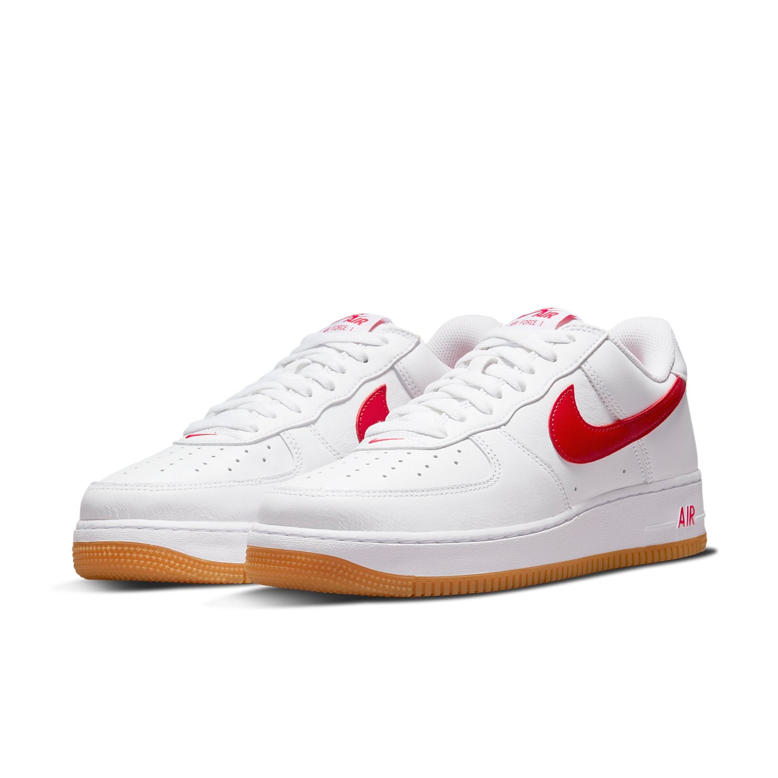 Nike Air Force 1 Low 'Color of the Month - White University Red'