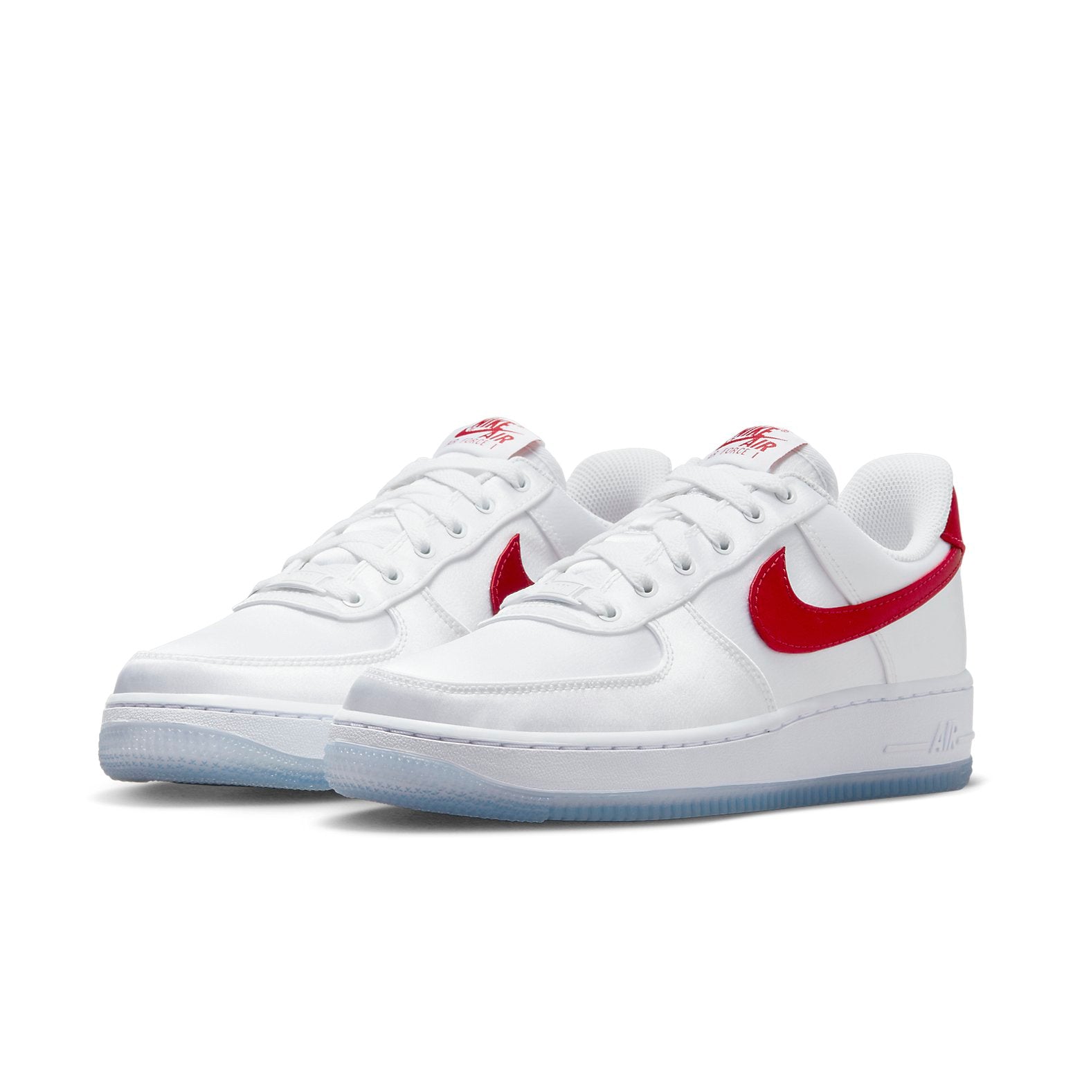 Nike Air Force 1 Low '07 'Satin White Varsity Red'