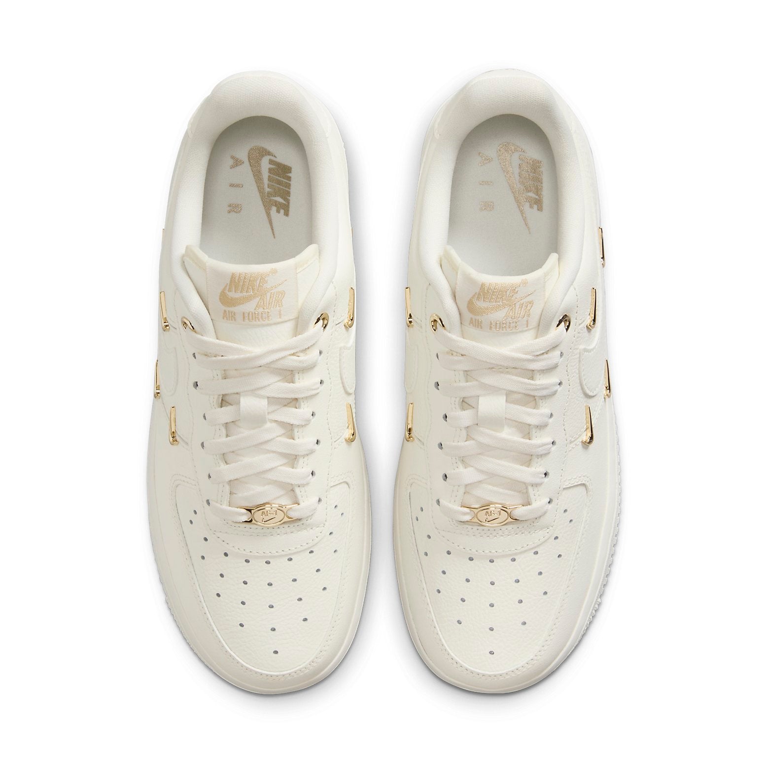 Nike Air Force 1 Low 'White Mini Gold Swooshes'