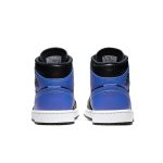 Air Jordan 1 Mid 'Hyper Royal Black'