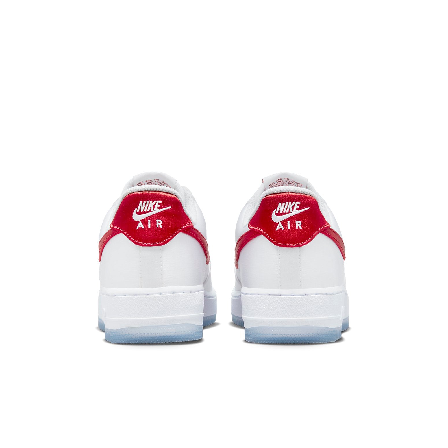 Nike Air Force 1 Low '07 'Satin White Varsity Red'