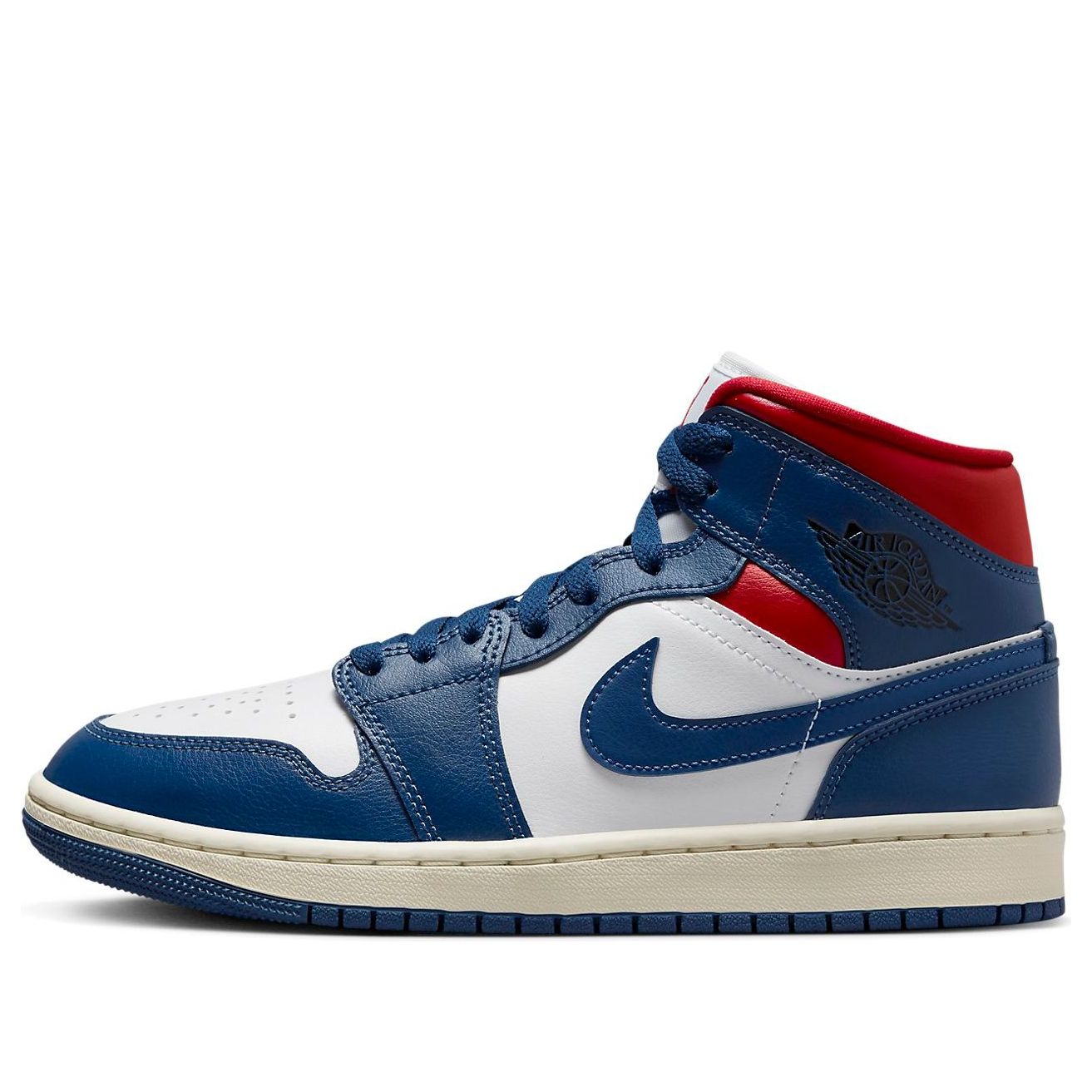 Air Jordan 1 Mid 'French Blue Gym Red'