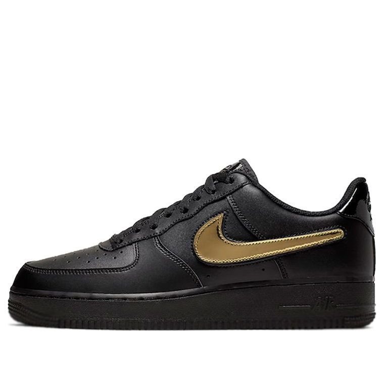 Nike Air Force 1 Low '07 LV8 'Removable Swoosh - Black Gold'