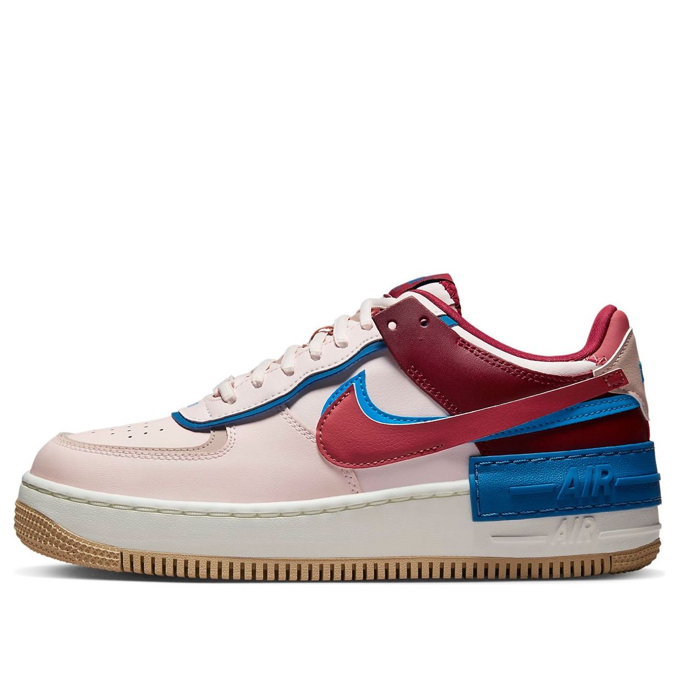 Nike Air Force 1 Low Shadow 'Light Soft Pink Team Red Blue'