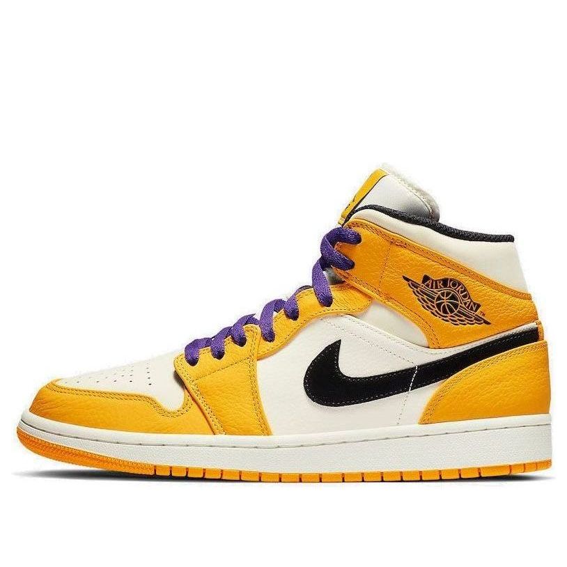 Air Jordan 1 Mid 'Lakers Gold'